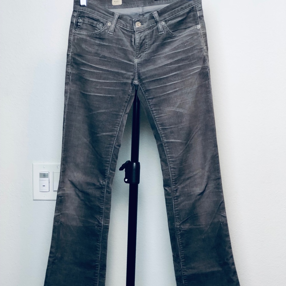 Adriano Goldschmied Flared Grey Corduroys